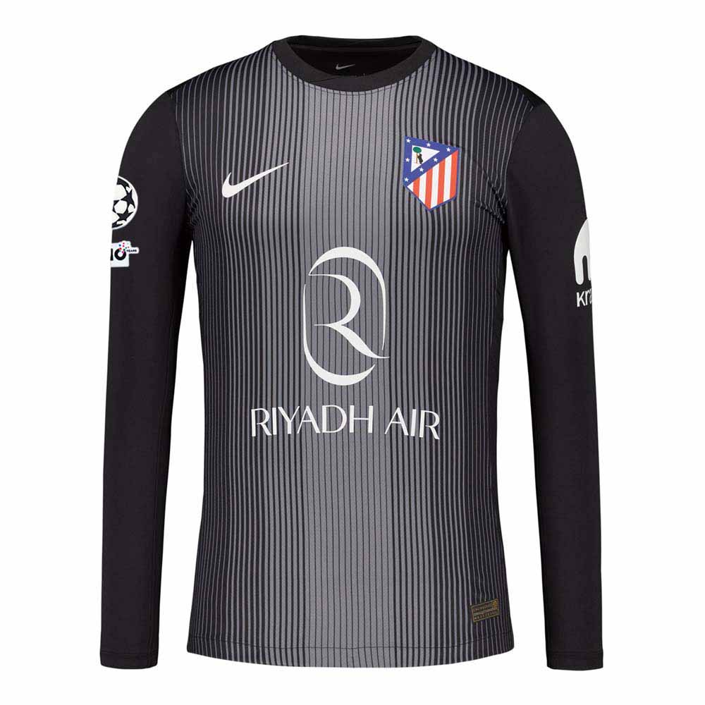 Camiseta Portero Ni&ntilde;o Manga Larga Negra 25/26 image number null